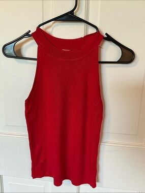 Red tank top